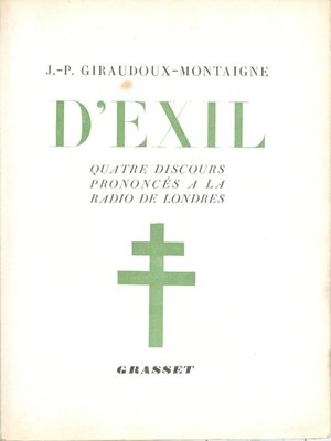 cover image of D'exil